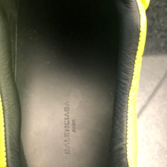 Balenciaga Neon Size 41 Designer Jogger Leather  Colourful Shoes - Picture 4 of 6